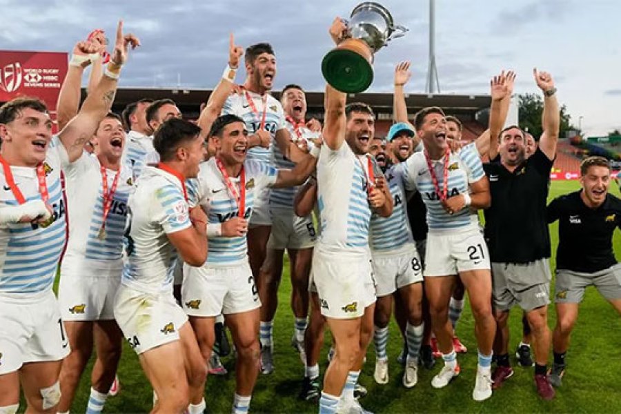 Los Pumas 7s vencieron a los All Blacks y se consagraron campeones del Seven de Hamilton